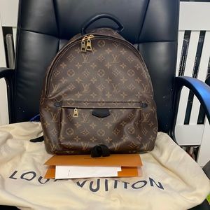 Louis Vuitton Palm Springs Backpack MM with receipt